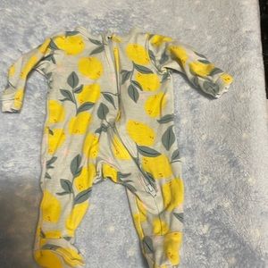 Old Navy: newborn baby girl footed pajamas